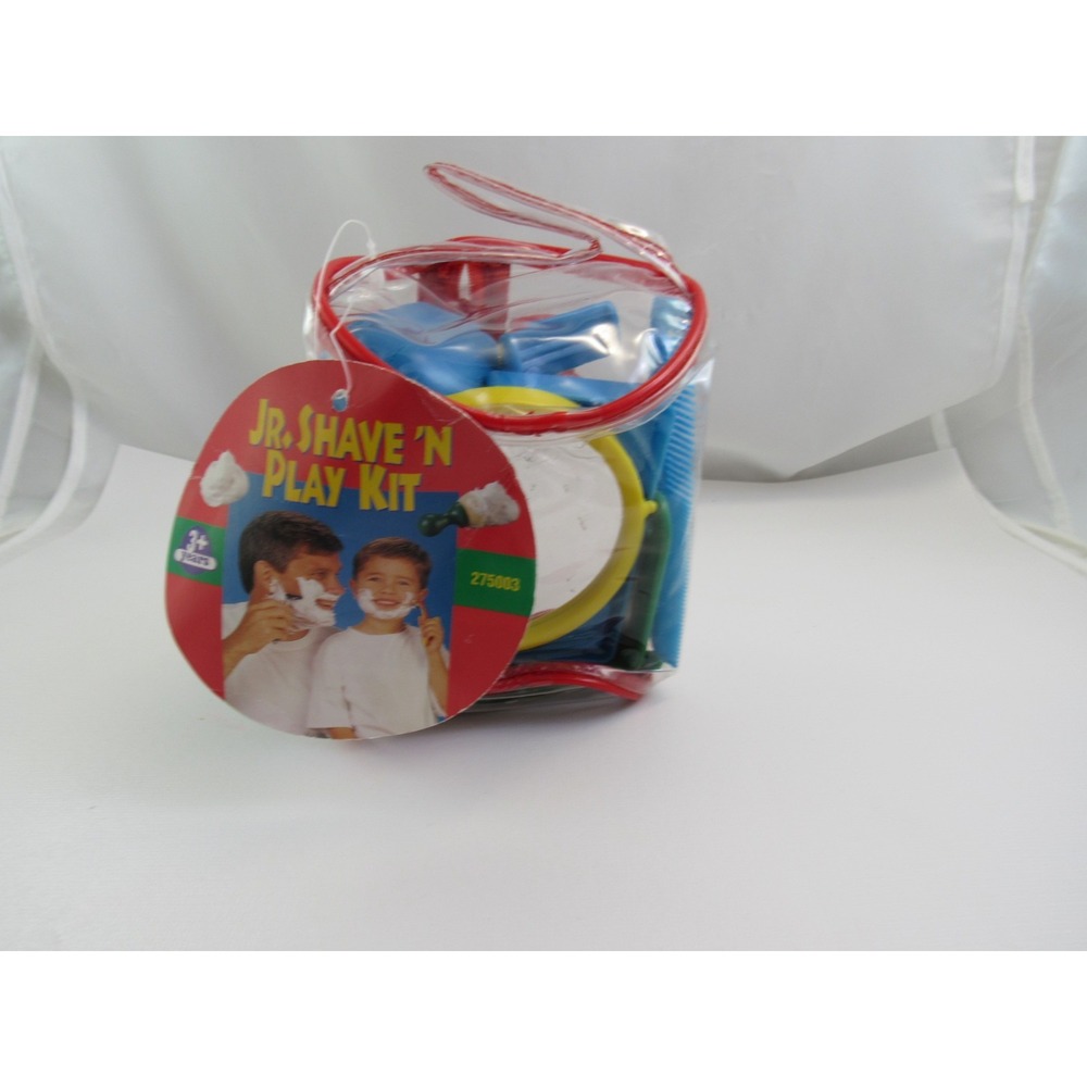 NEW 1997 Small World Toys Jr. Shave 'N Play Kit 15 Pc Pretend Shaving Set Sealed